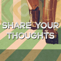 Share your thoughts!  Badge